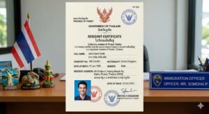 Certificate of residence Phuket