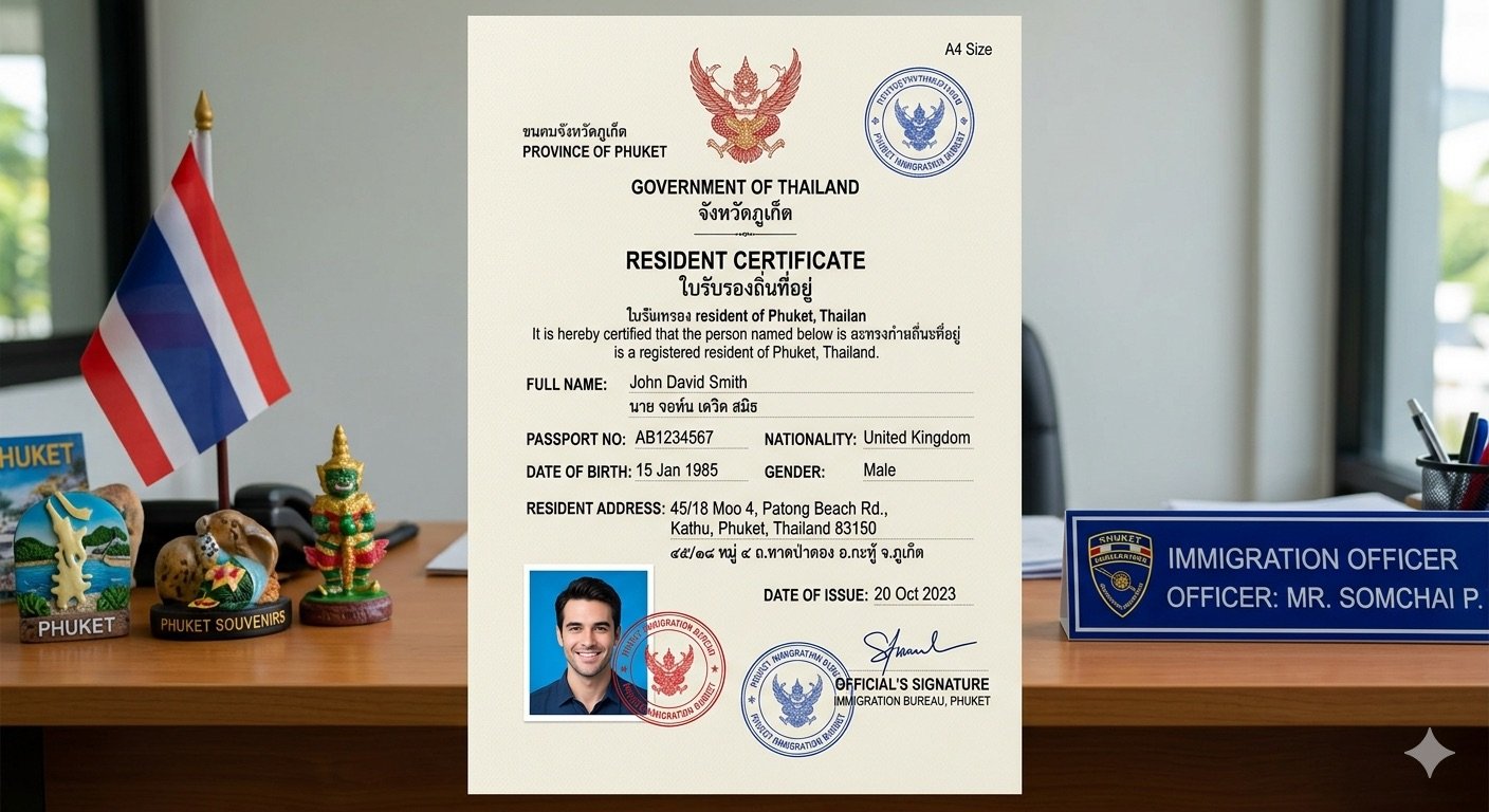 Справка о месте проживания на Пхукете — как получить Certificate of Residence в Таиланде