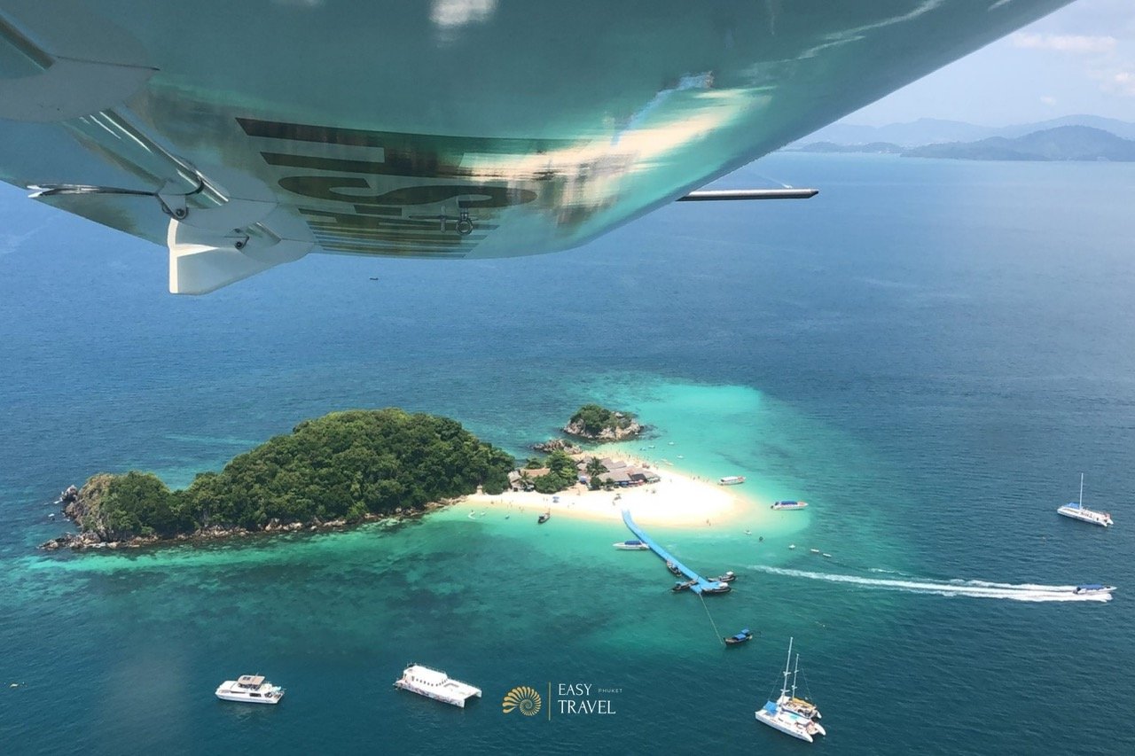 3 Islands East of Phuket — scenic flight 10 min