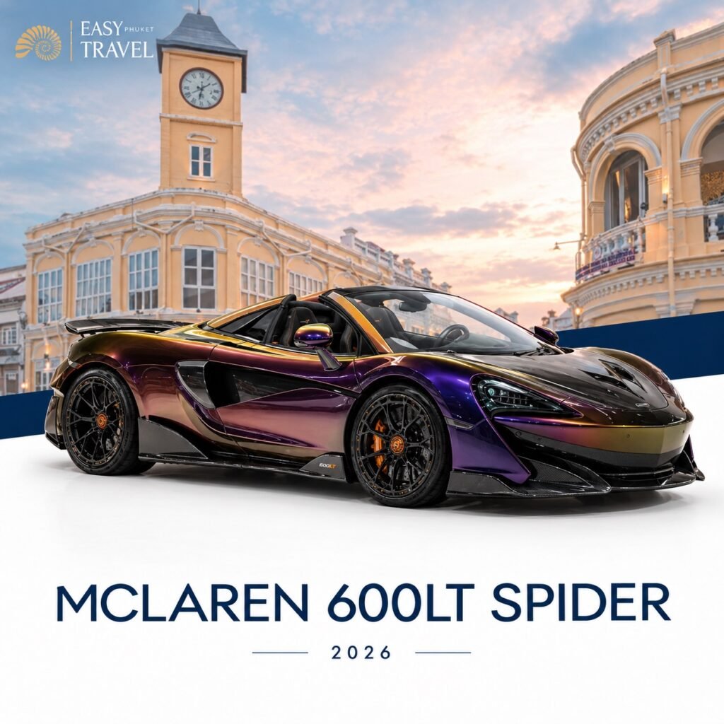 McLaren 600LT Spider Rental in Phuket | Supercar - Phuket Easy Travel