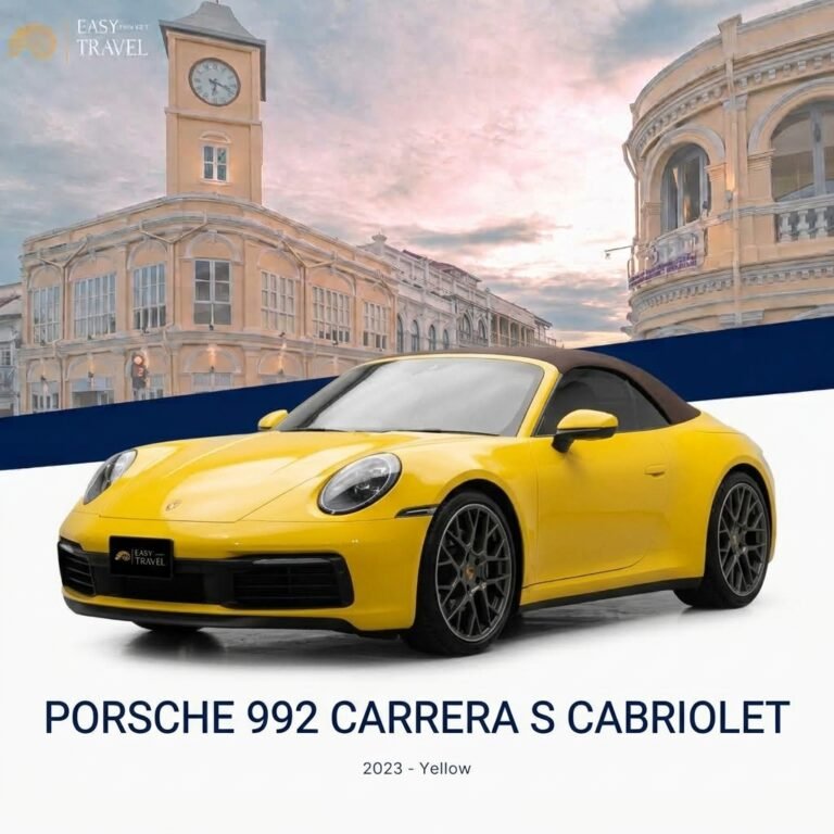 Porsche 992 Carrera S Carbriolet Rental in Phuket